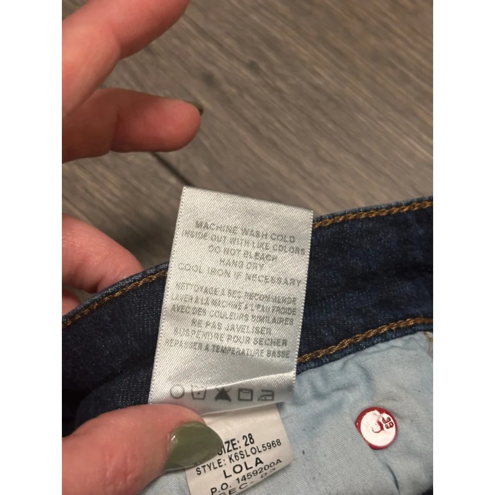 Joe's Jeans Lola Skinny Fit Ankle Denim Jeans Stretch Dark Wash Blue Women's
28 - Picture 6 of 9